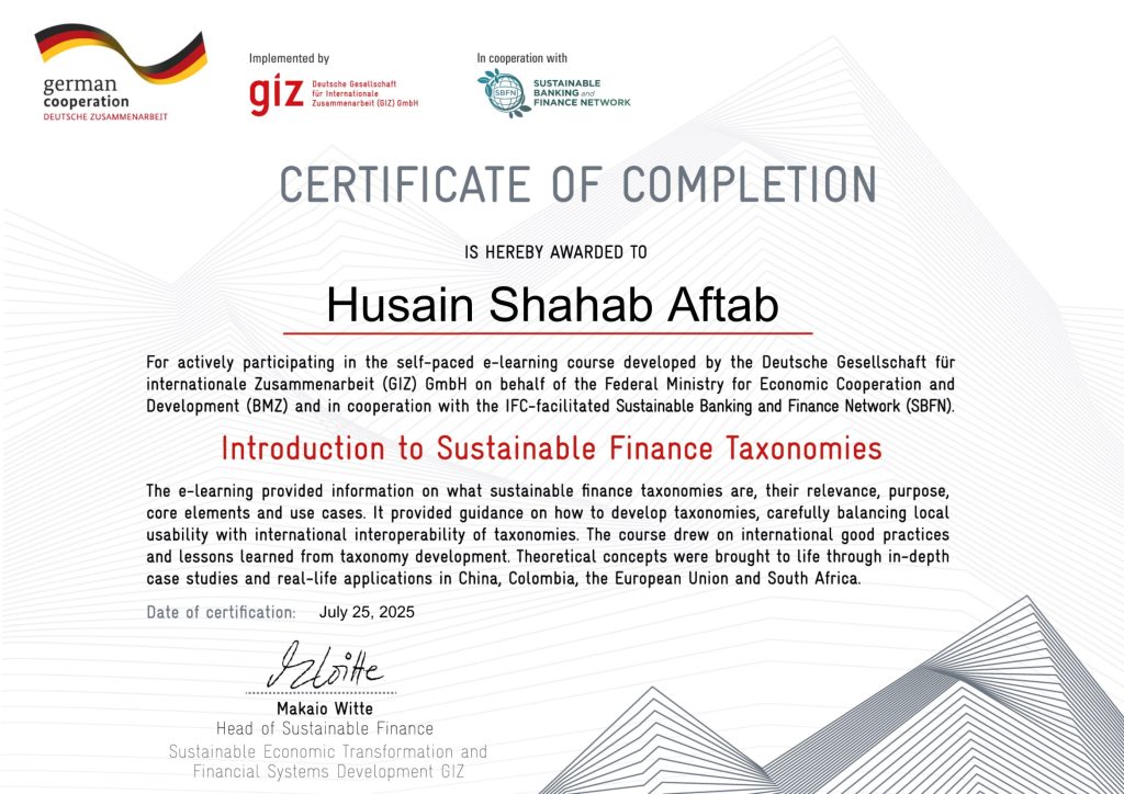 Sustainable Finance 2025-1